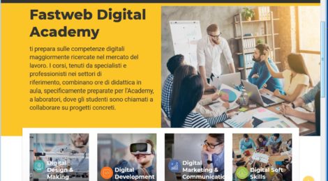 Nuovi corsi Fastweb Digital Academy