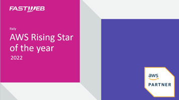 Fastweb è AWS Rising Star Partner 2022
