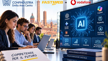 Protocollo d'Intesa tra Confindustria Emilia Area Centro e Fastweb+Vodafone per diffusione AI